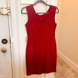 Red bodycon dress